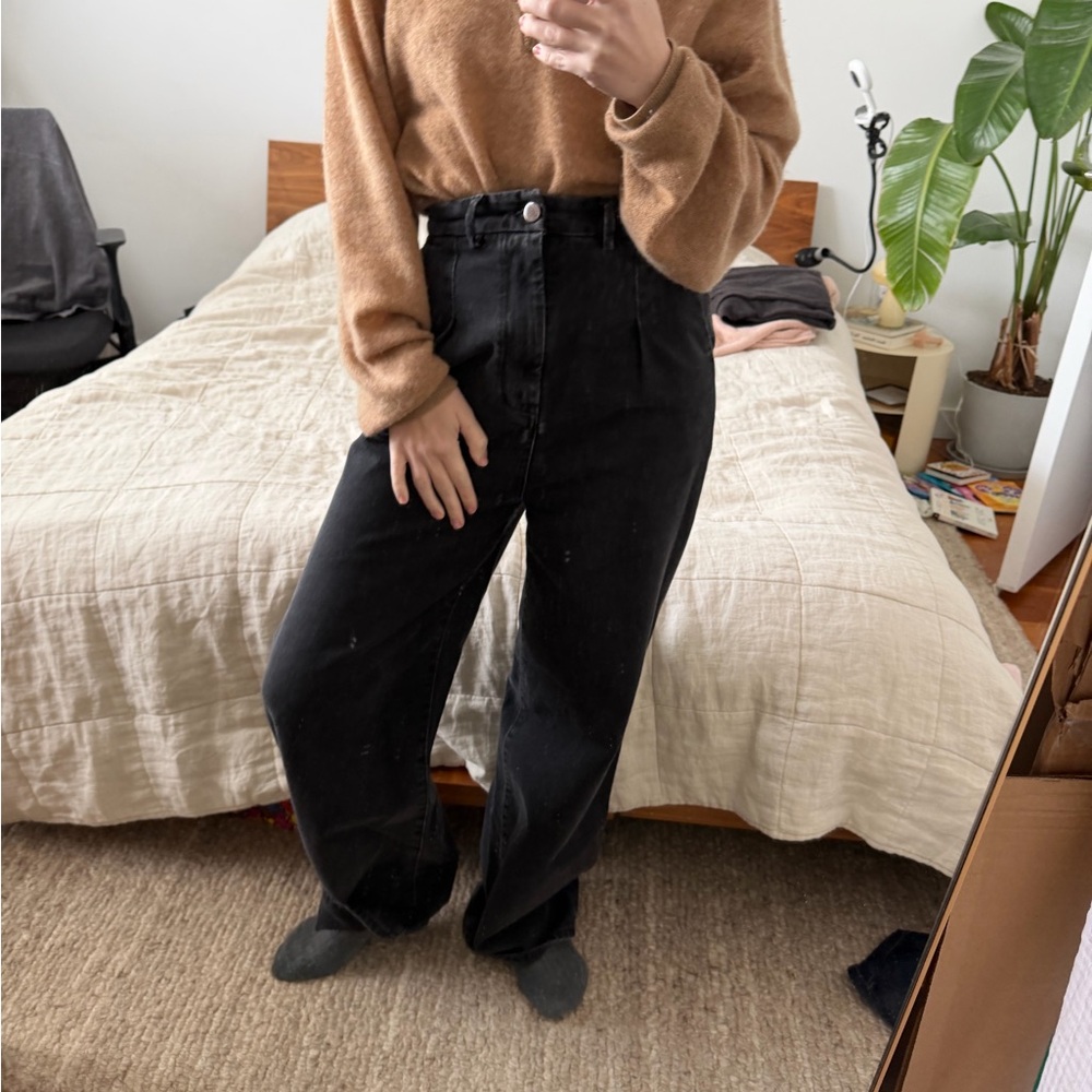 Loulou Studio Charcoal Denim Pants